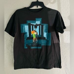 Boys Mojang Studios Minecraft Short Sleeve Top Size L